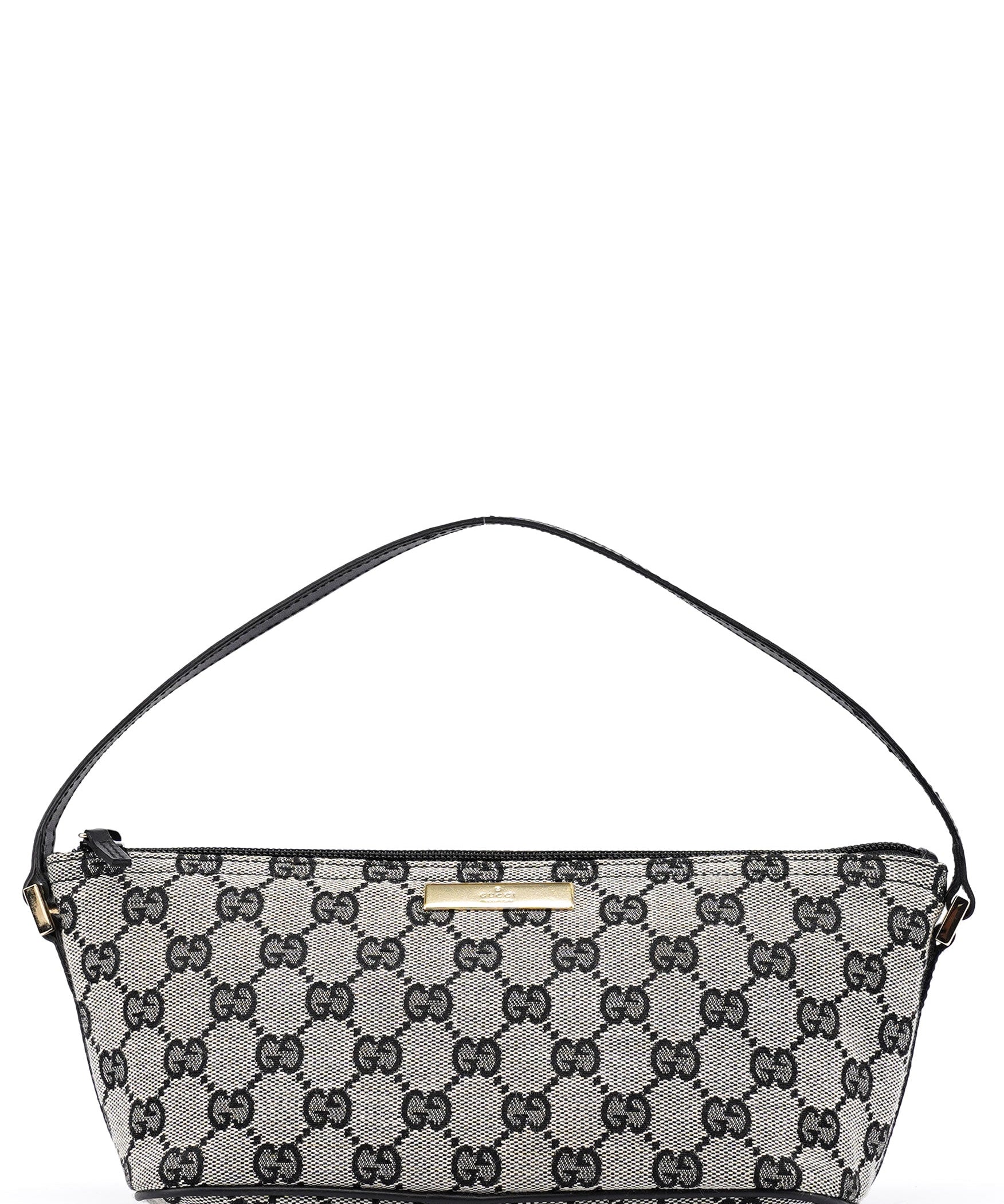 Gucci 039 1103 Grey GG Boat Pochette