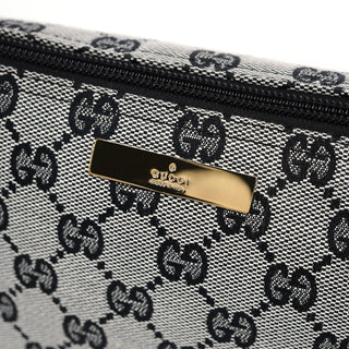 Gucci 039 1103 Grey GG Boat Pochette