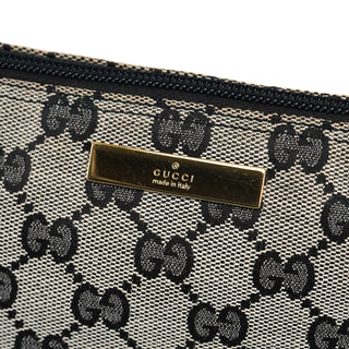 Gucci 039 1103 Grey GG Boat Pochette