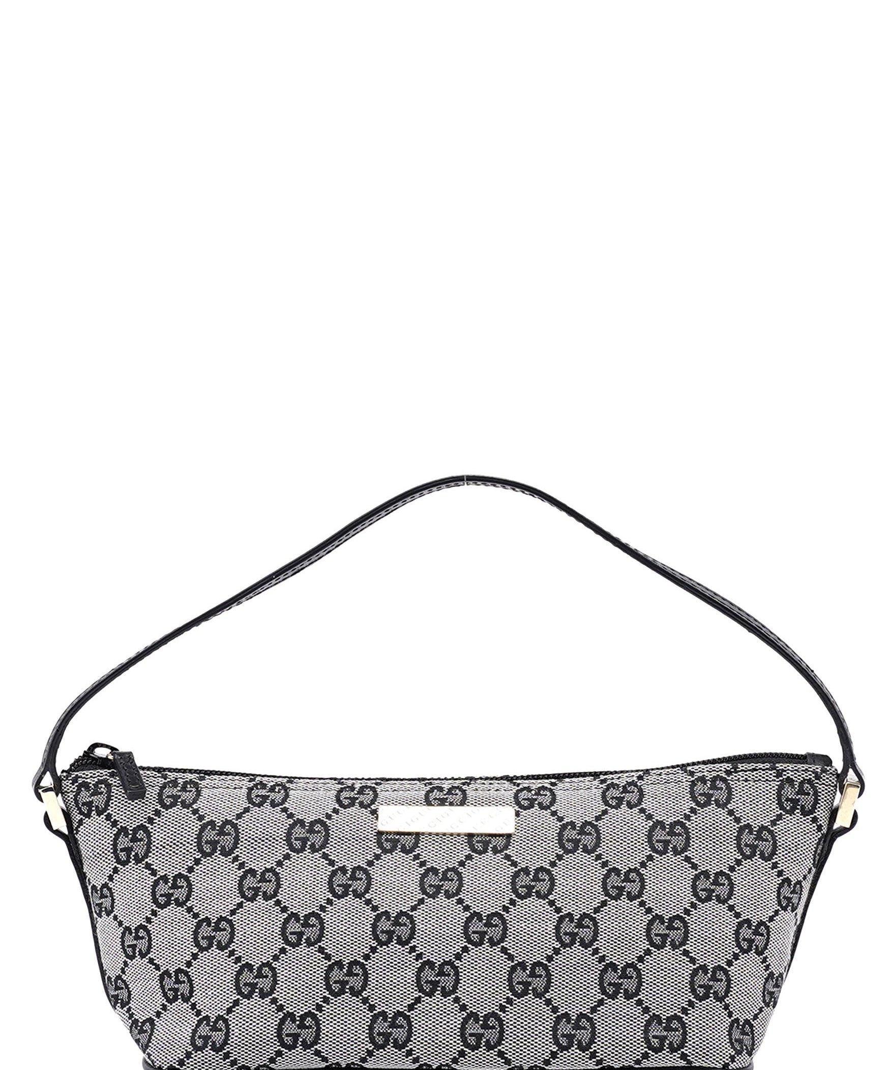 Gucci 039 1103 Grey GG Boat Pochette