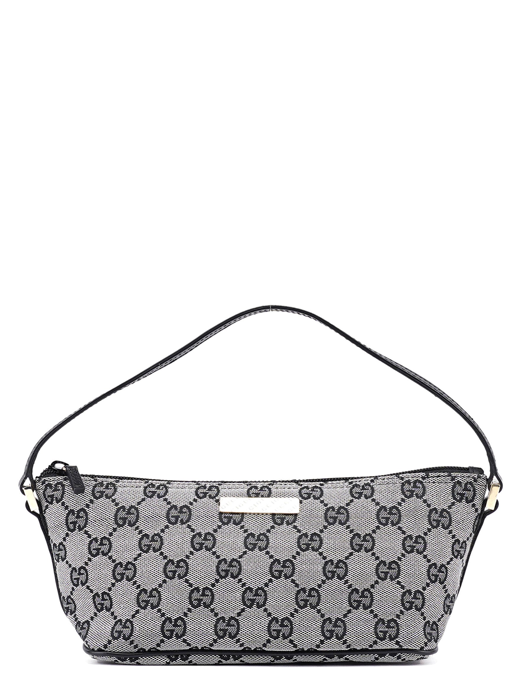 Gucci 039 1103 Grey GG Boat Pochette