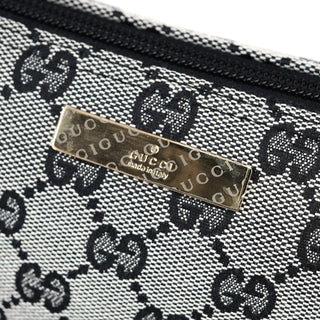 Gucci 039 1103 Grey GG Boat Pochette