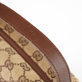 Gucci 039 1147 Beige Brown GG Handbag