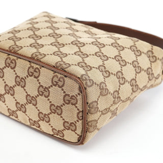 Gucci 039 1147 Beige Brown GG Handbag