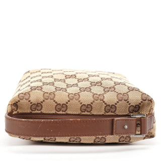 Gucci 039 1147 Beige Brown GG Handbag