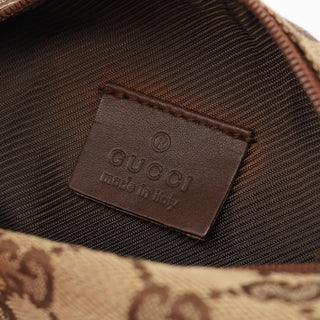 Gucci 039 1147 Beige Brown GG Handbag