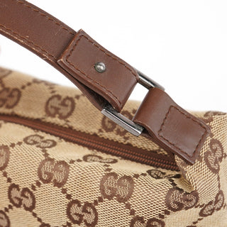 Gucci 039 1147 Beige Brown GG Handbag