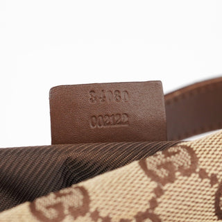 Gucci 039 1147 Beige Brown GG Handbag