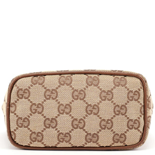 Gucci 039 1147 Beige Brown GG Handbag