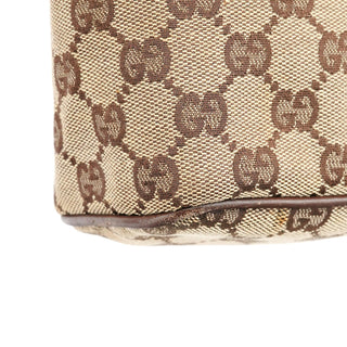 Gucci 039 1147 Beige Brown GG Handbag