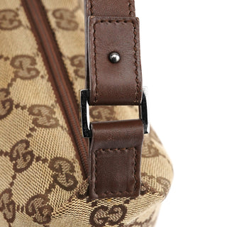 Gucci 039 1147 Beige Brown GG Handbag