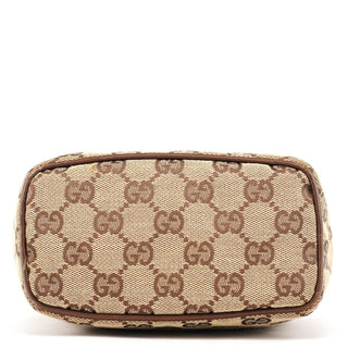 Gucci 039 1147 Beige Brown GG Handbag