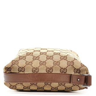 Gucci 039 1147 Beige Brown GG Handbag