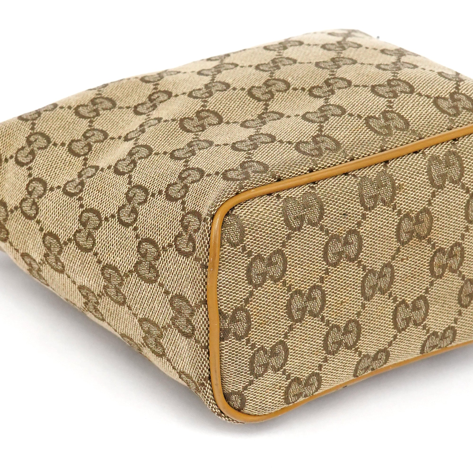Gucci 039 1147 Handtasche aus beigem GG Canvas