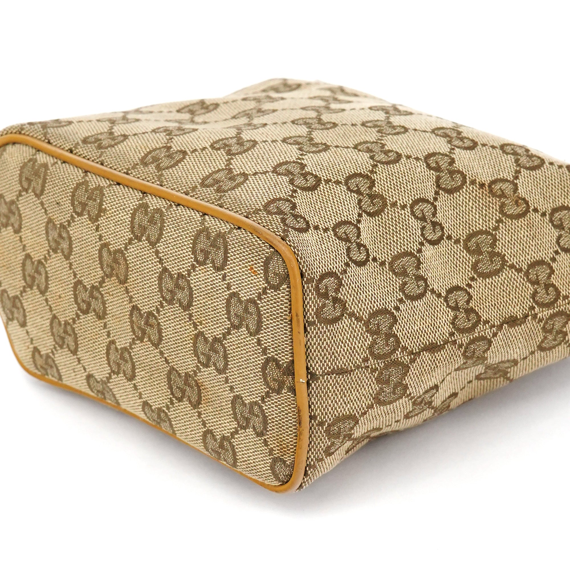 Gucci 039 1147 Handtasche aus beigem GG Canvas