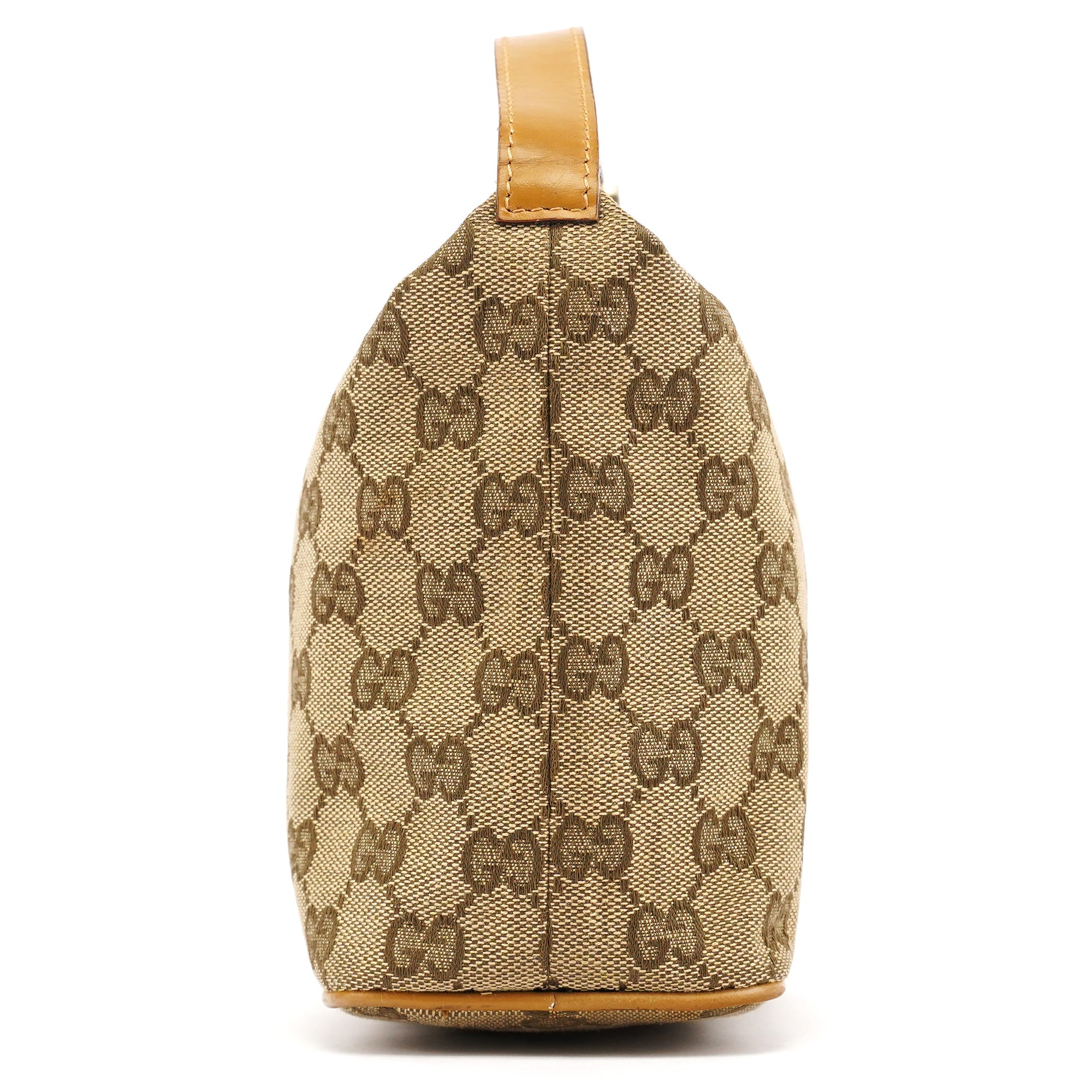 Gucci 039 1147 Handtasche aus beigem GG Canvas