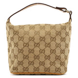 Gucci 039 1147 Handtasche aus beigem GG Canvas