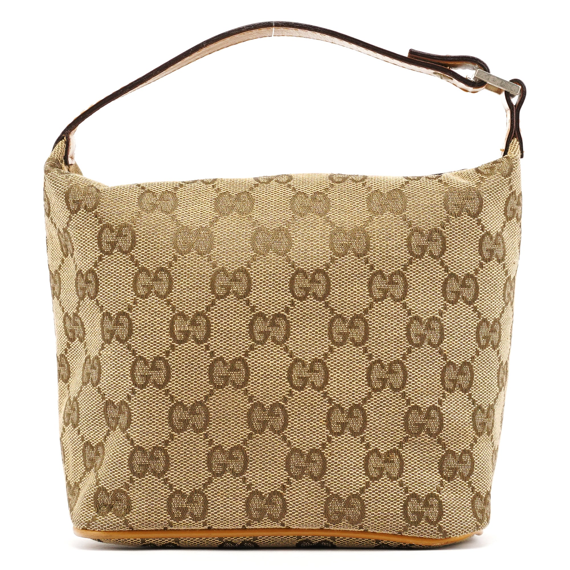Gucci 039 1147 Handtasche aus beigem GG Canvas
