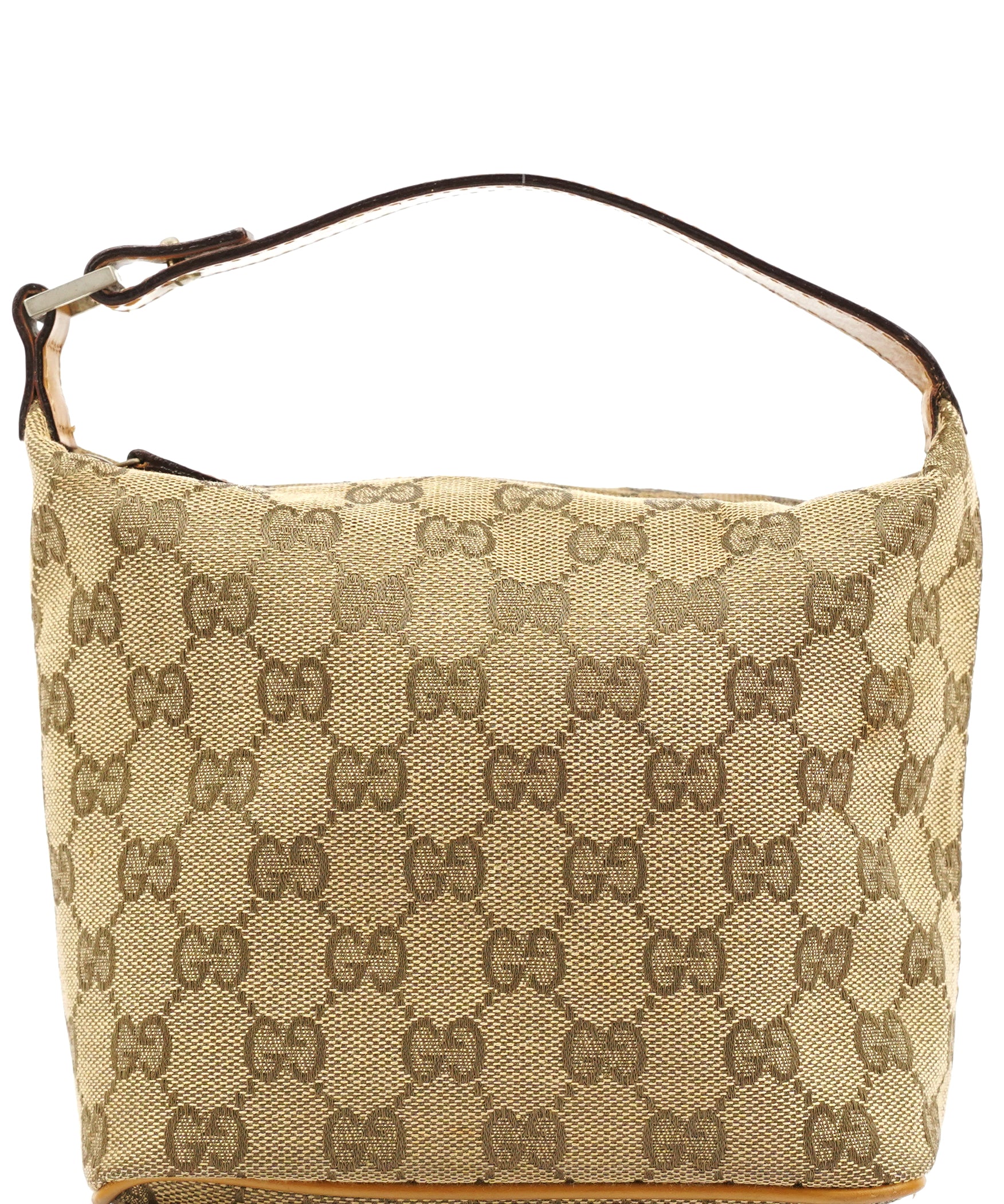 Gucci 039 1147 Beige GG Canvas Handbag
