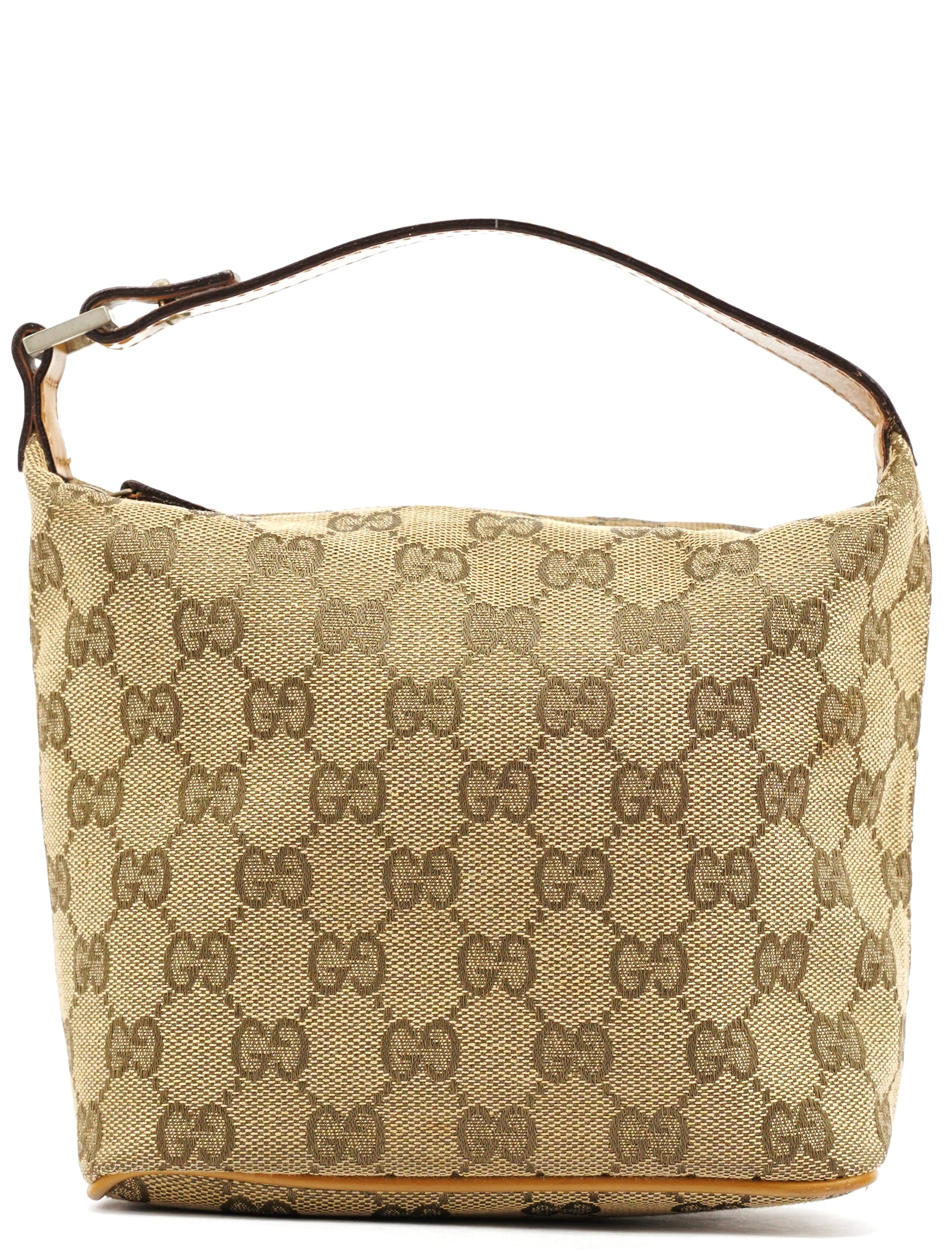Gucci 039 1147 Handtasche aus beigem GG Canvas