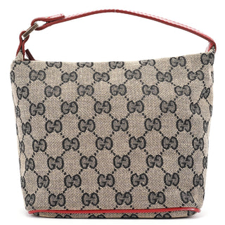 Gucci 039 1147 Beige Red GG Handbag
