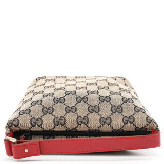 Gucci 039 1147 Beige Red GG Handbag
