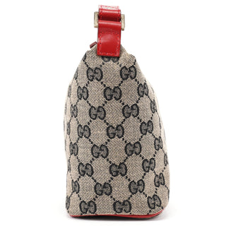 Gucci 039 1147 Beige Red GG Handbag