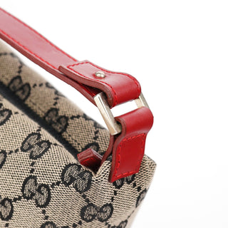 Gucci 039 1147 Beige Red GG Handbag