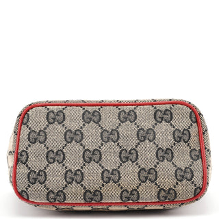 Gucci 039 1147 Beige Red GG Handbag