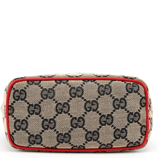 Gucci 039 1147 Beige Red GG Handbag