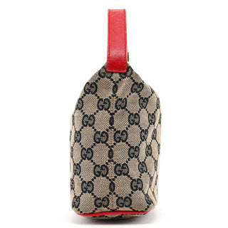 Gucci 039 1147 Beige Red GG Handbag