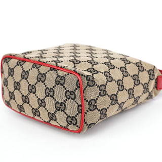 Gucci 039 1147 Beige Red GG Handbag