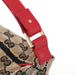 Gucci 039 1147 Beige Red GG Handbag