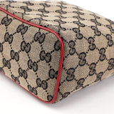 Gucci 039 1147 Beige Red GG Handbag