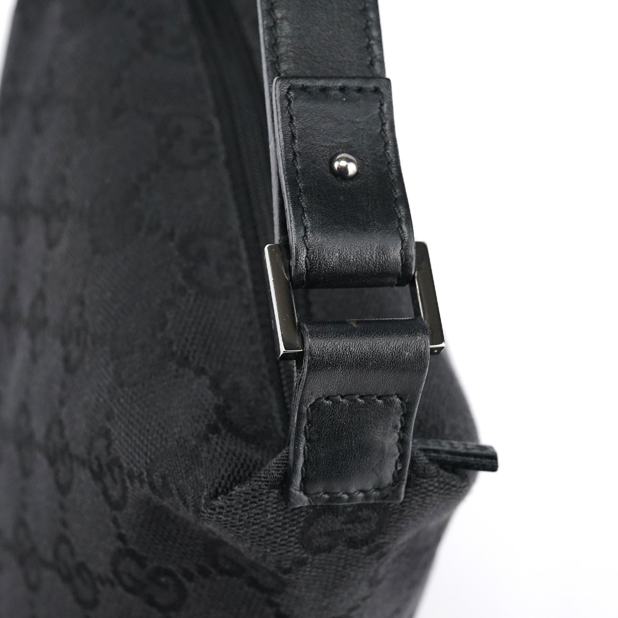 Gucci 039 1147 Borsa a mano GG nera