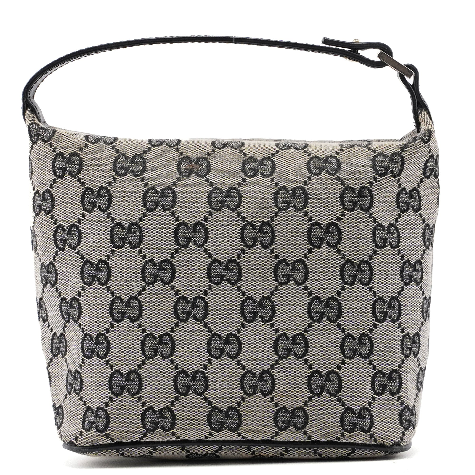 Gucci 039 1147 Handtasche aus grauem GG Canvas