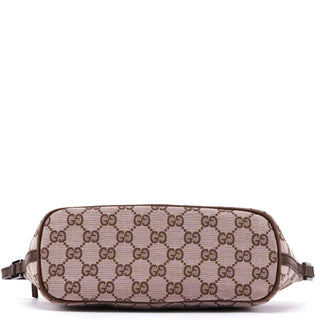 Gucci 0391103 Beige Brown GG Boat Pochette