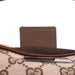 Gucci 0391103 Beige Brown GG Boat Pochette