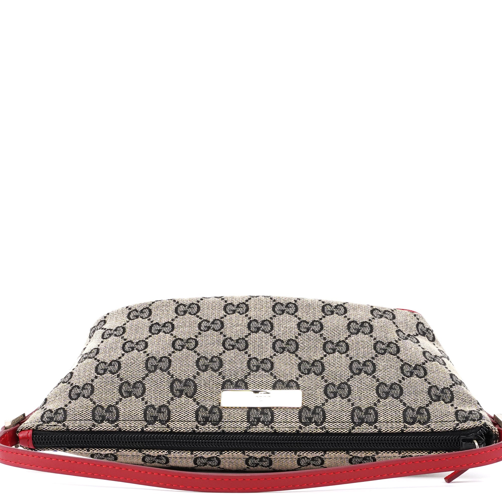 Gucci 0391103 Beige Red GG Boat Pochette