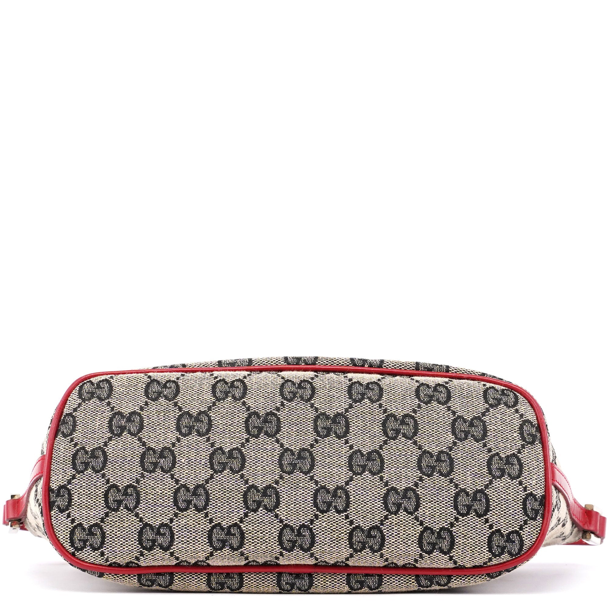 Gucci 0391103 Beige Red GG Boat Pochette