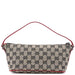 Gucci 0391103 Beige Red GG Boat Pochette