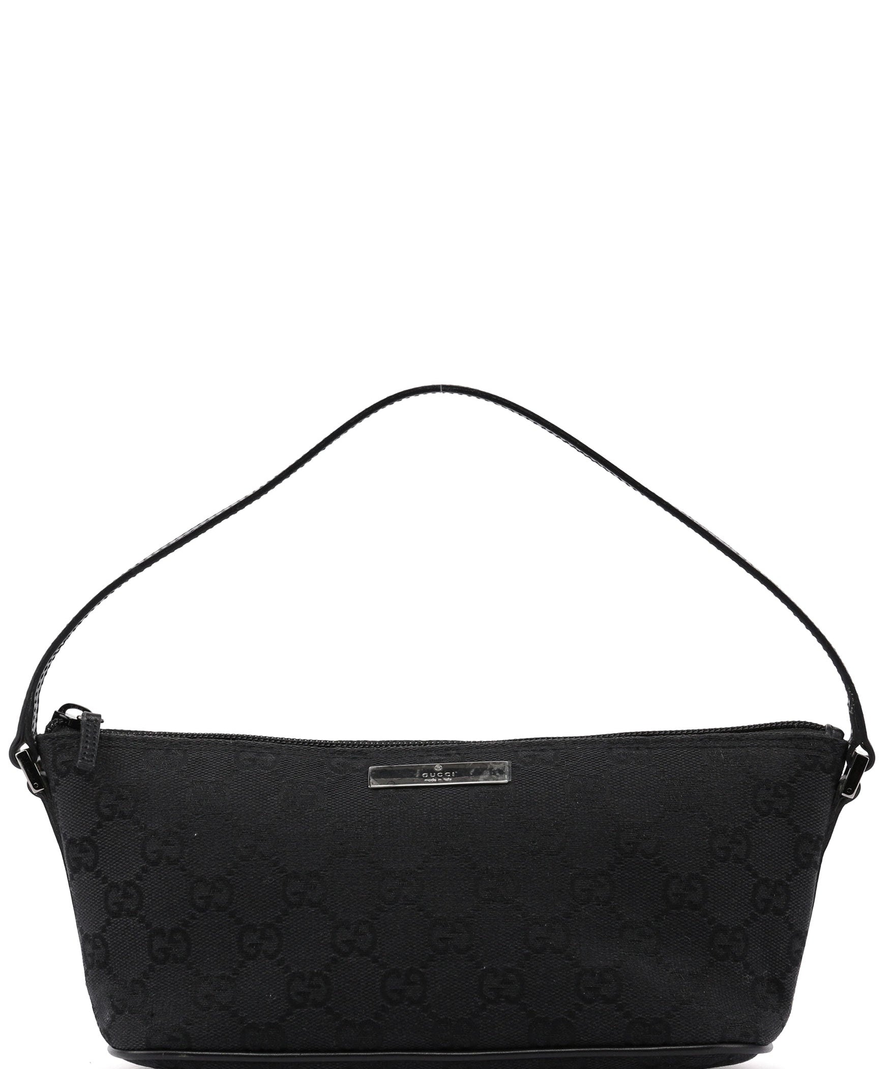 Gucci 0391103 Black GG Boat Pochette