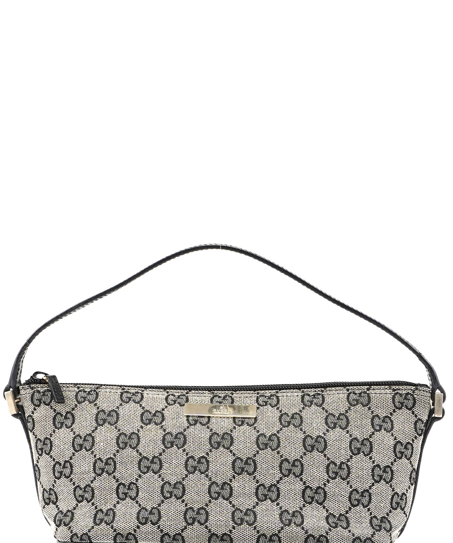 Gucci 0391103 Grey GG Boat Pochette