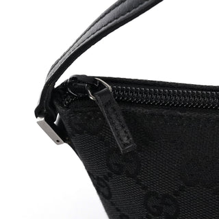 Gucci 07109 Black GG Boat Pochette