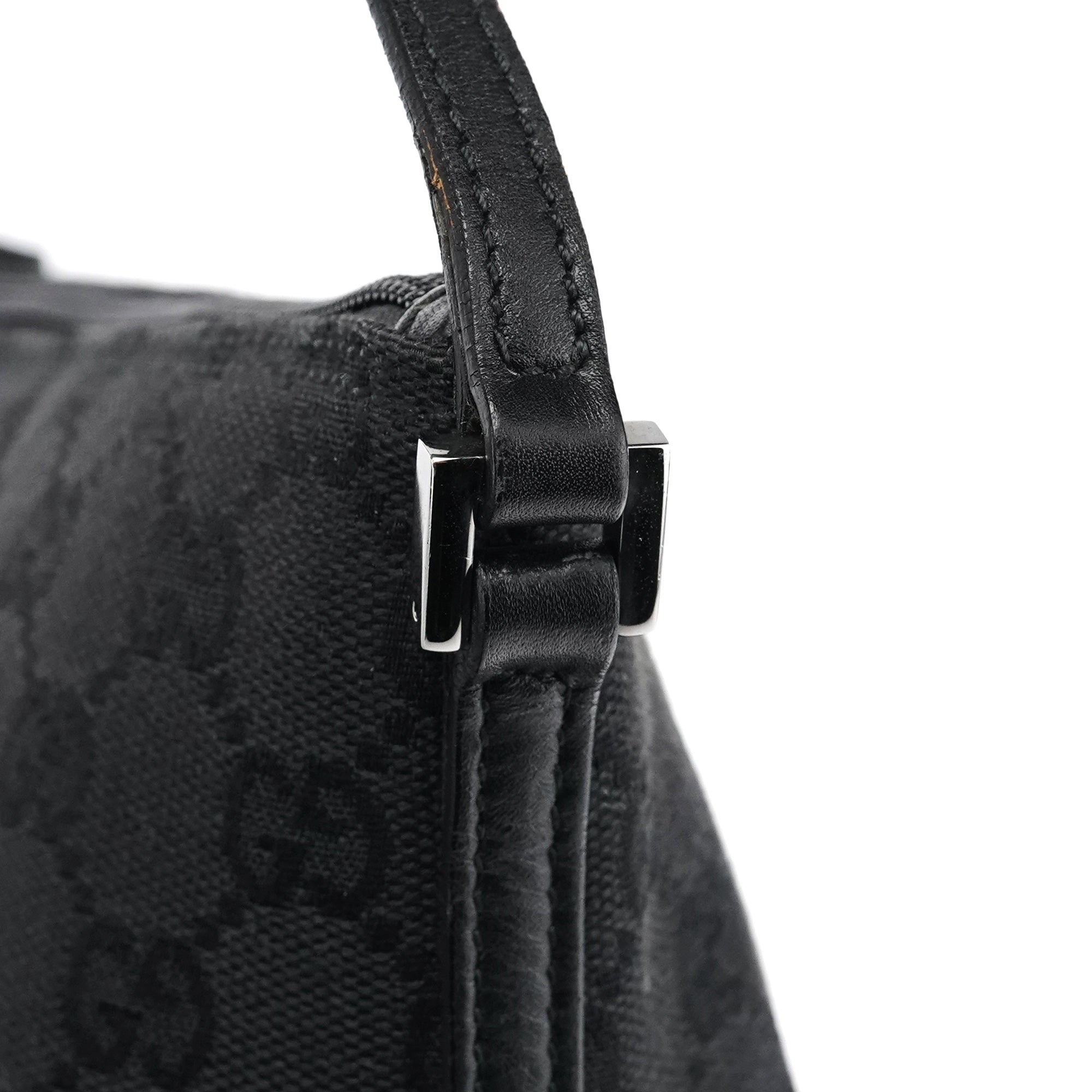 Gucci 07109 Black GG Boat Pochette