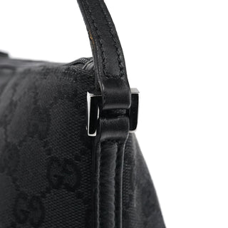 Gucci 07109 Black GG Boat Pochette