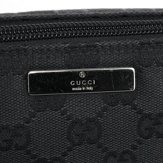Gucci 07109 Black GG Boat Pochette