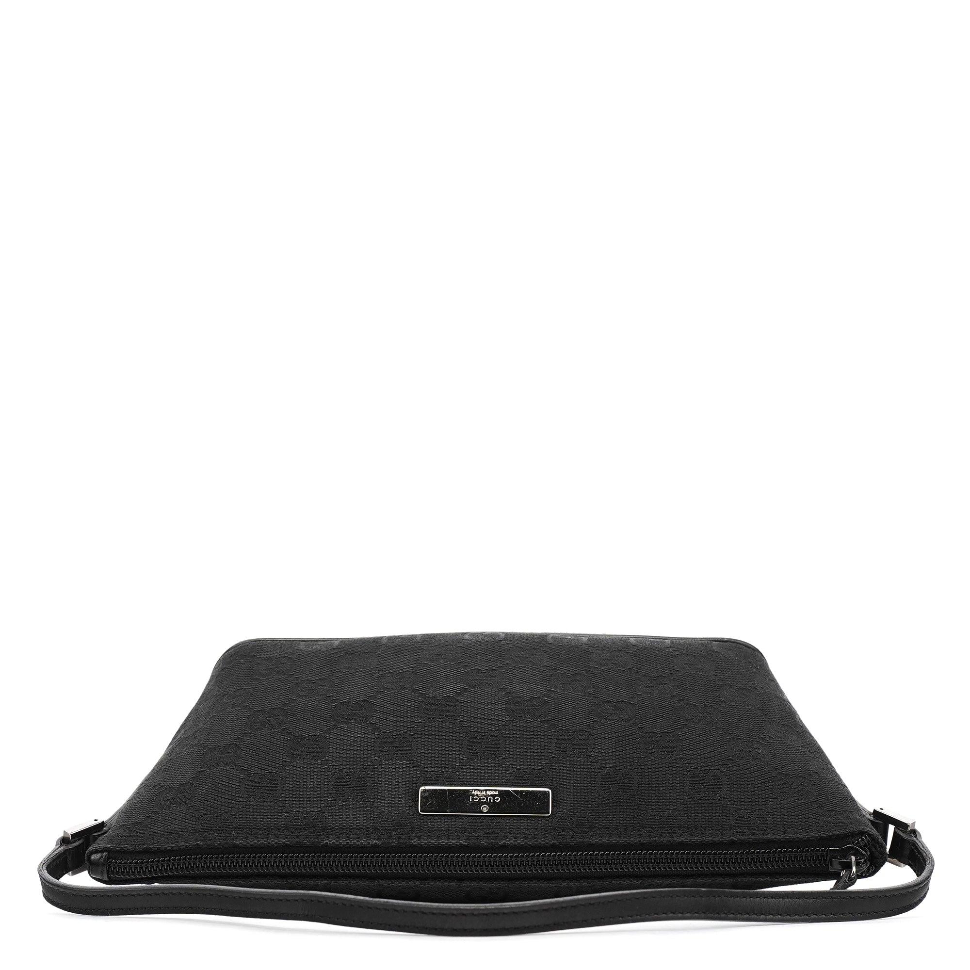 Gucci 07109 Black GG Boat Pochette