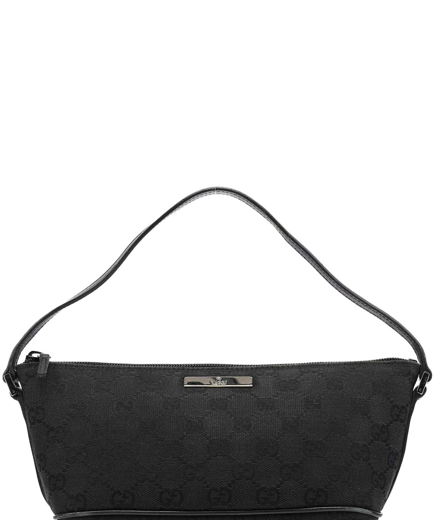 Gucci 07109 Black GG Boat Pochette