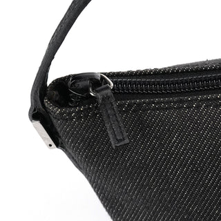 Gucci 07198 Anthracite Canvas Boat Pochette